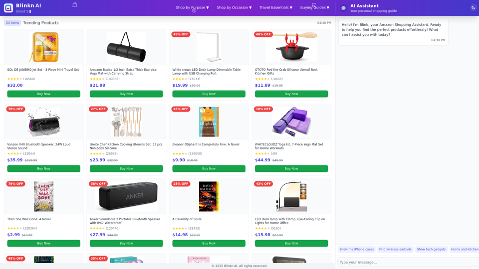 Blinkn AI - Your Shopping Assistant
