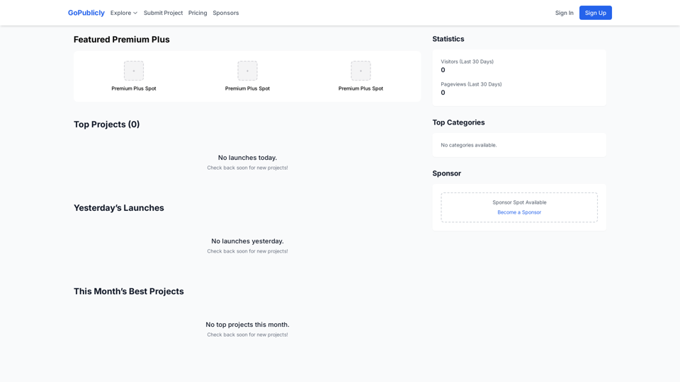 GoPublicly - Launch Your Product to the World