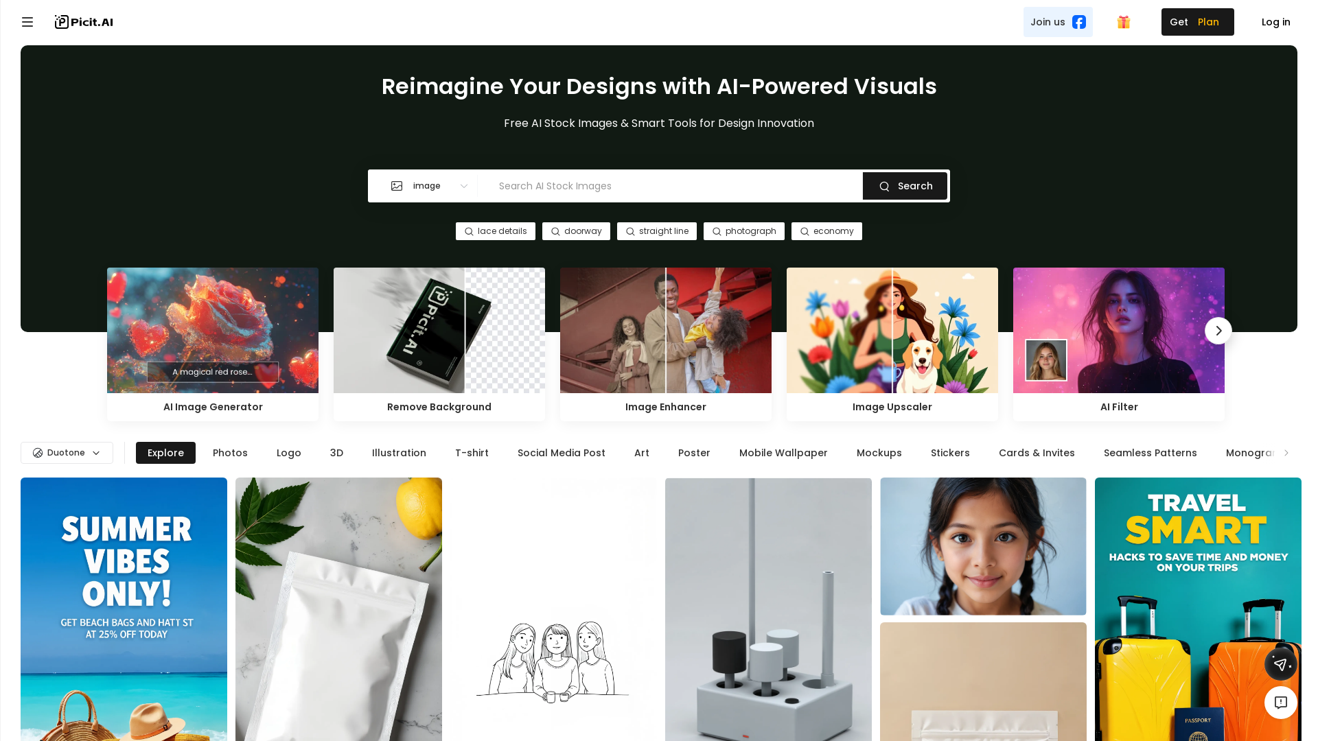 Free AI Stock Images & AI Design Tools