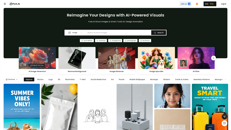 Free AI Stock Images & AI Design Tools | Picit AI