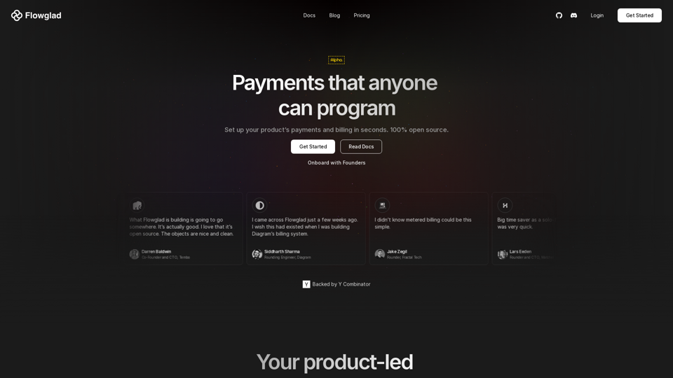Flowglad screenshot