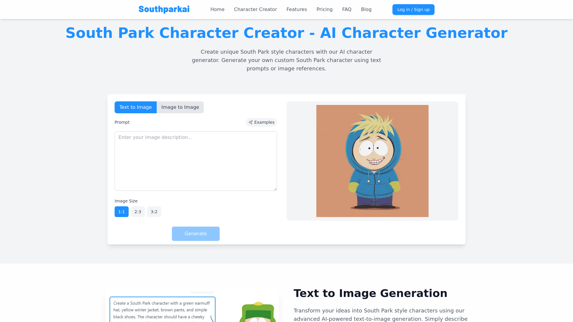 South Park Character Creator
