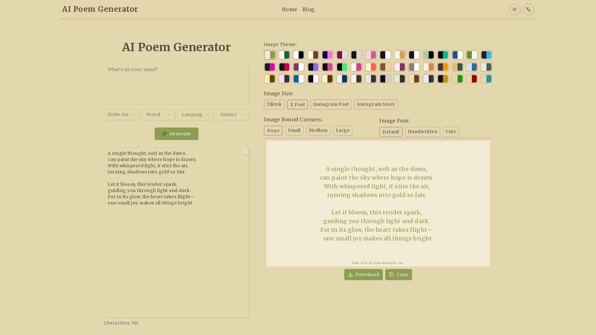 AI Poem Generator