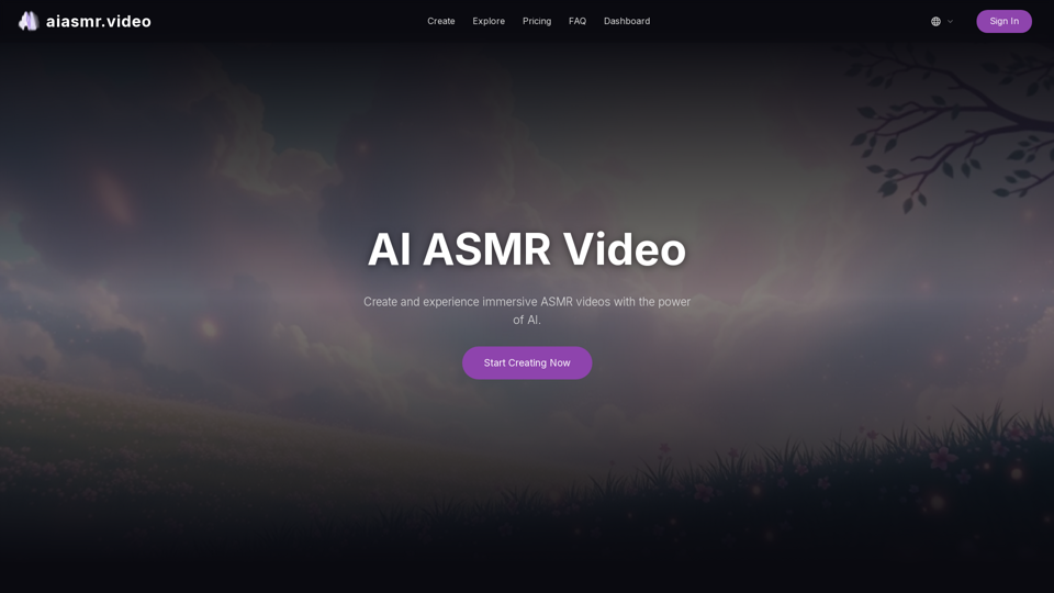 AI ASMR Video screenshot