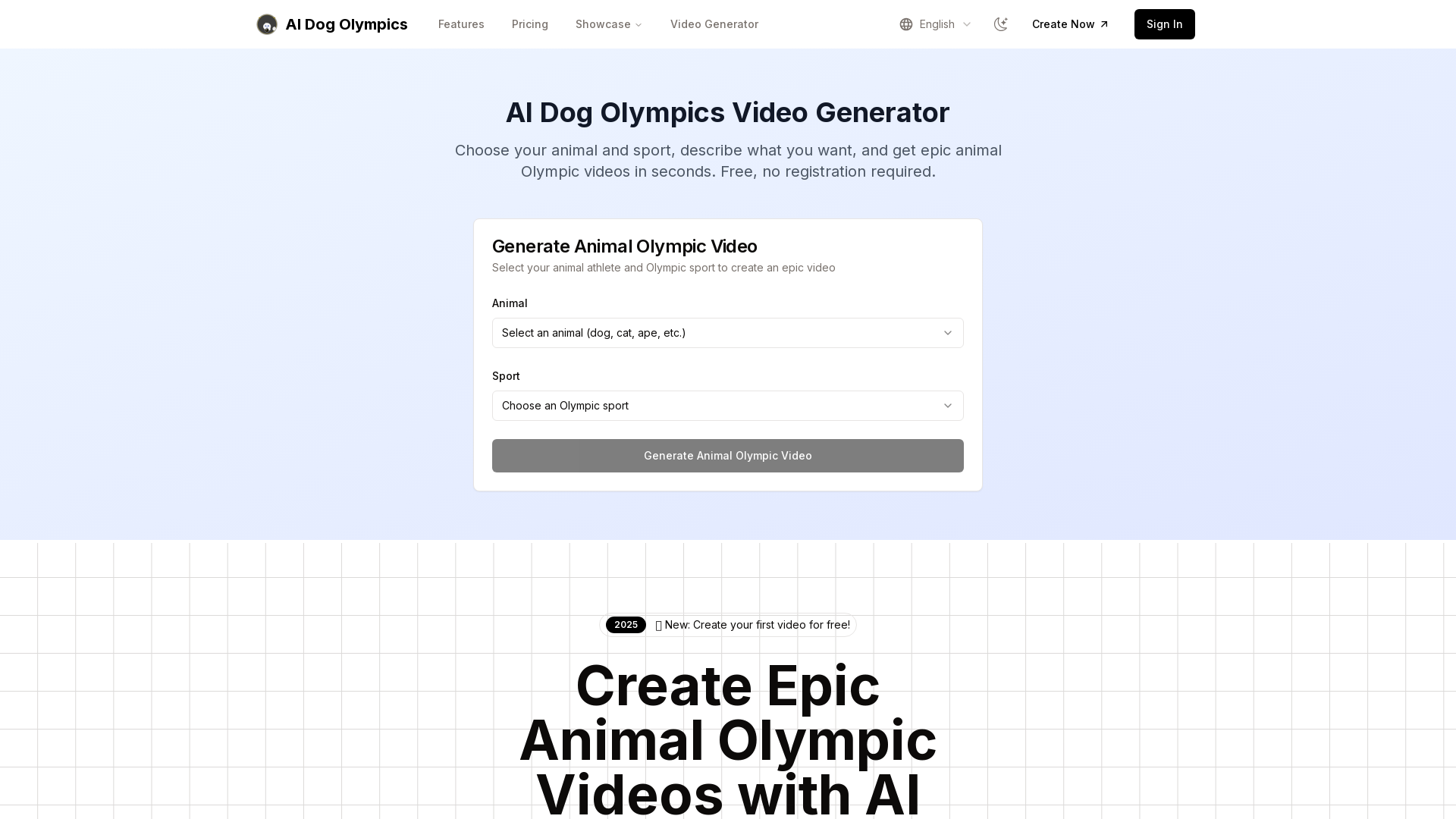 AI Dog Olympics