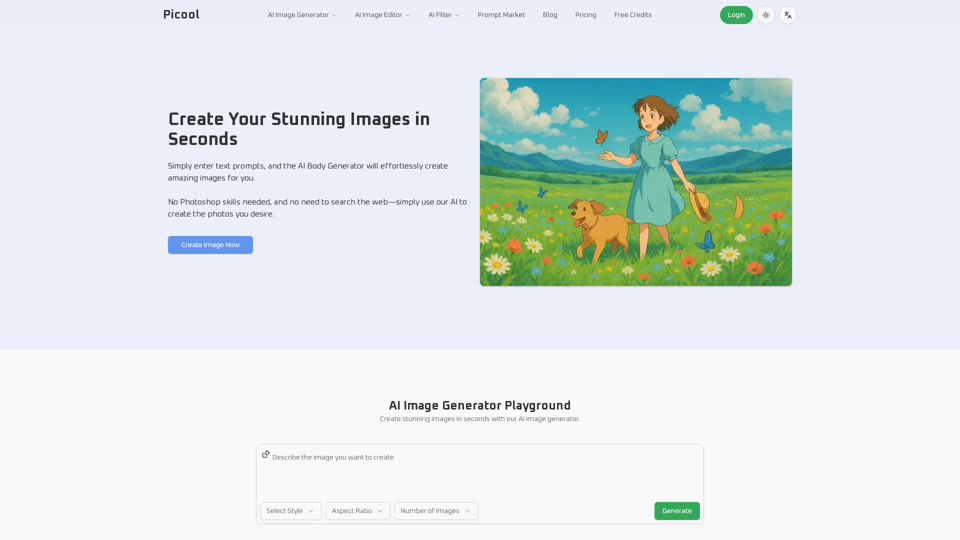 Picool.ai screenshot