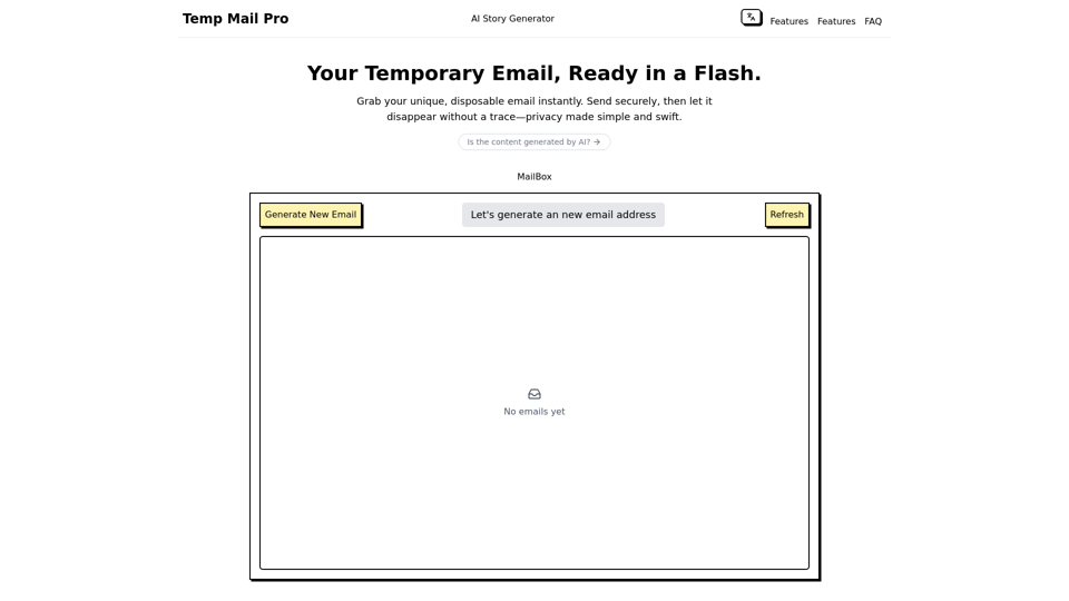 TempEmail screenshot