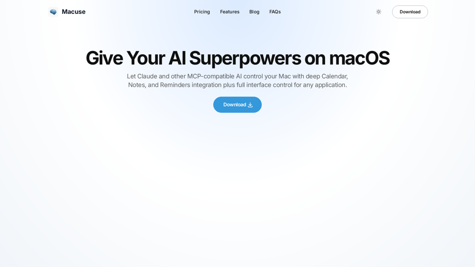 Macuse screenshot