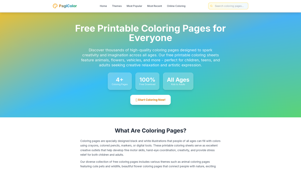 PagiColor screenshot