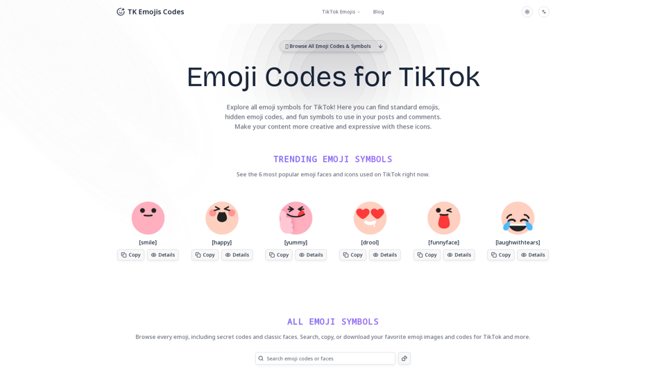 TikTok Emojis screenshot