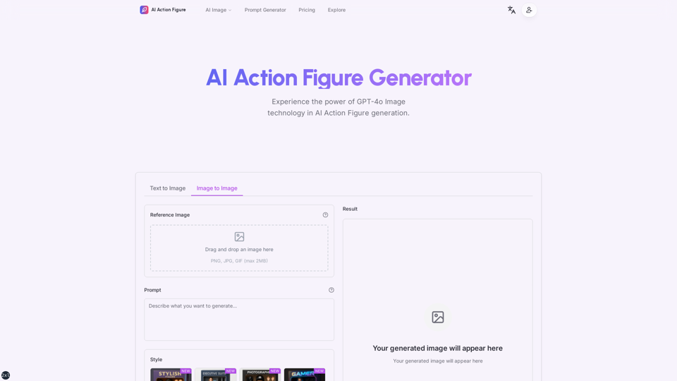 AI Action Figure Generator