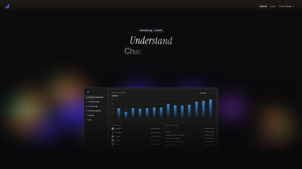 Airefs screenshot