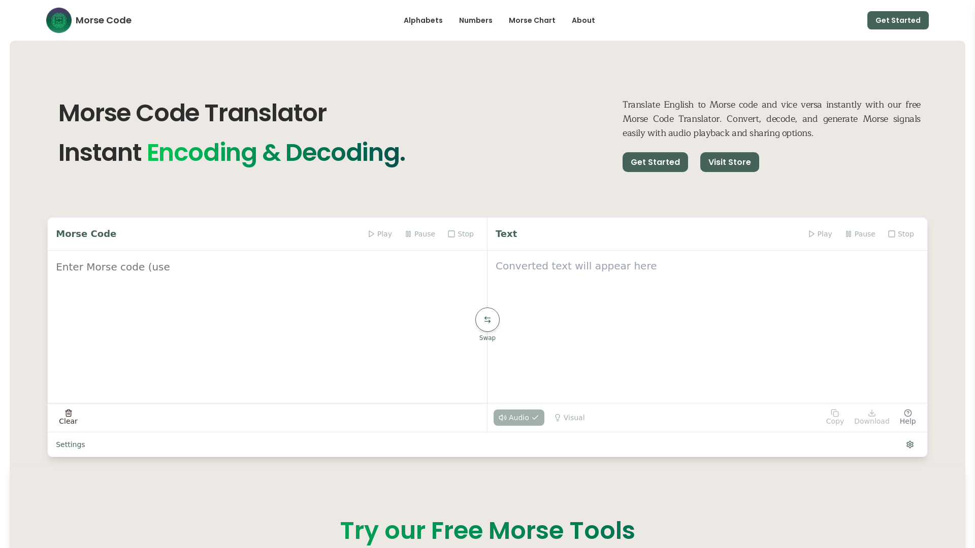 Morse Code Translator