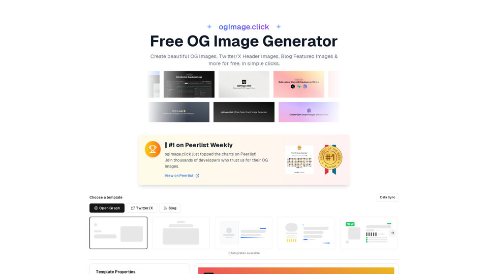 Free OG Image Generator screenshot