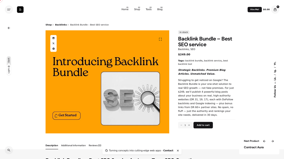 Backlink Bundle screenshot