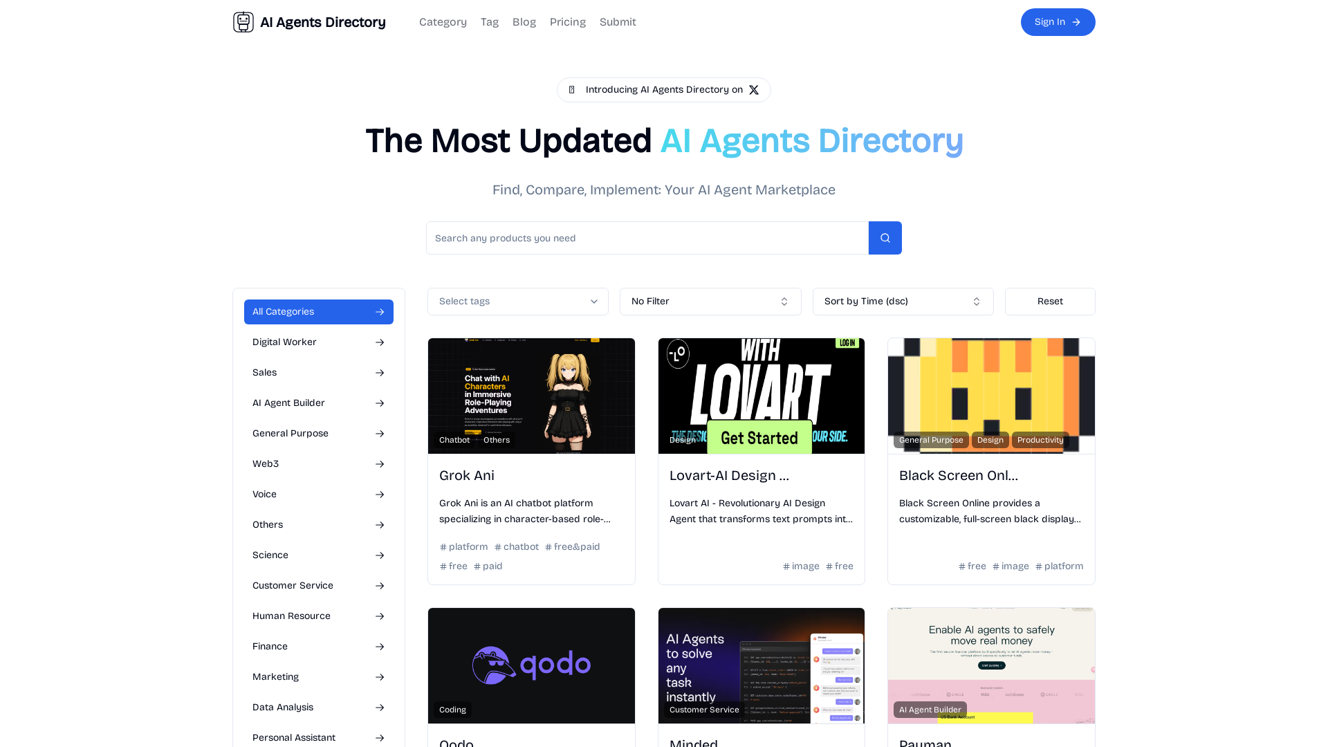 AI Agents Directory