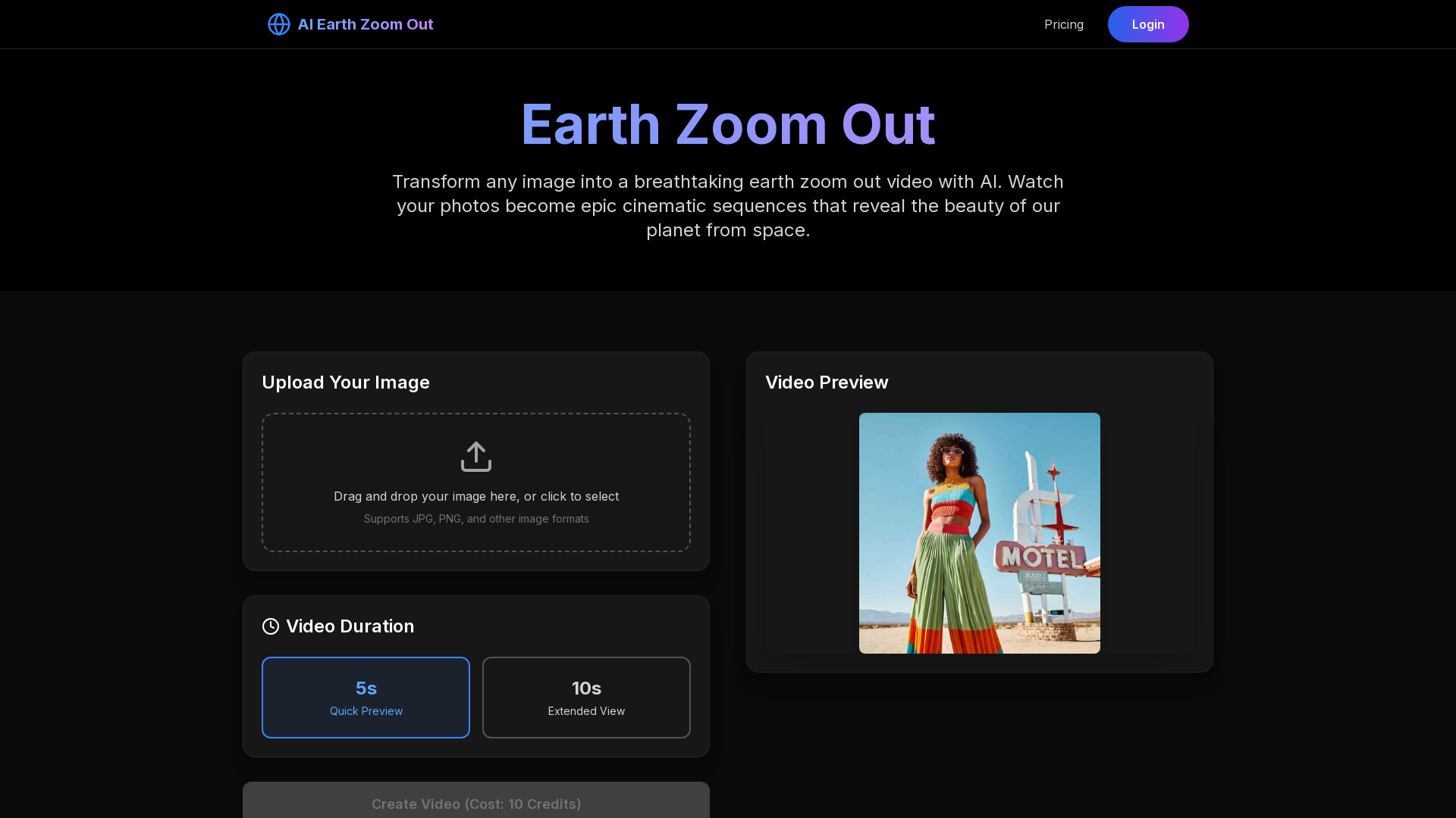 Earth Zoom Out