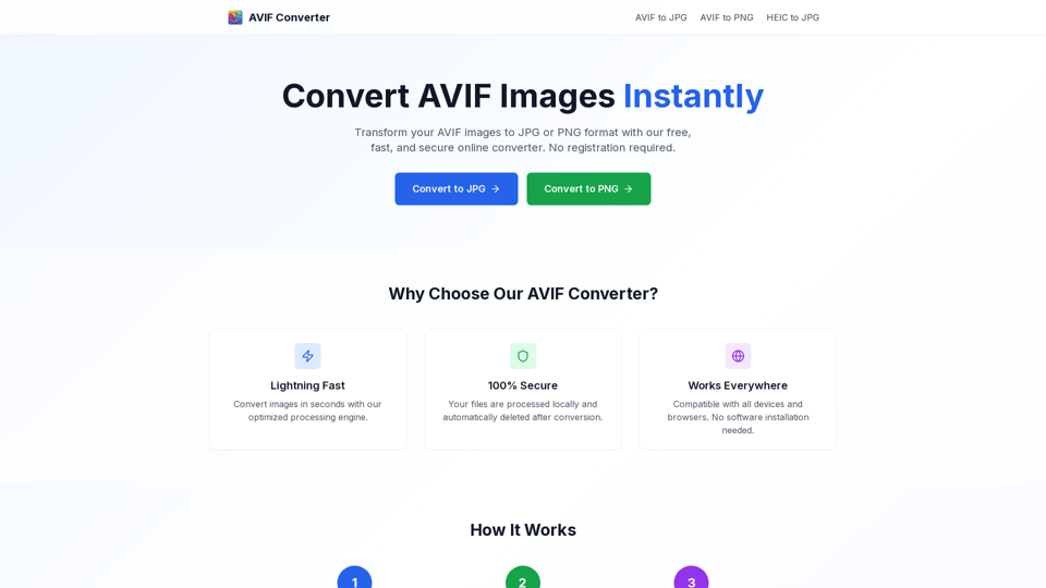 AVIF 변환기 screenshot