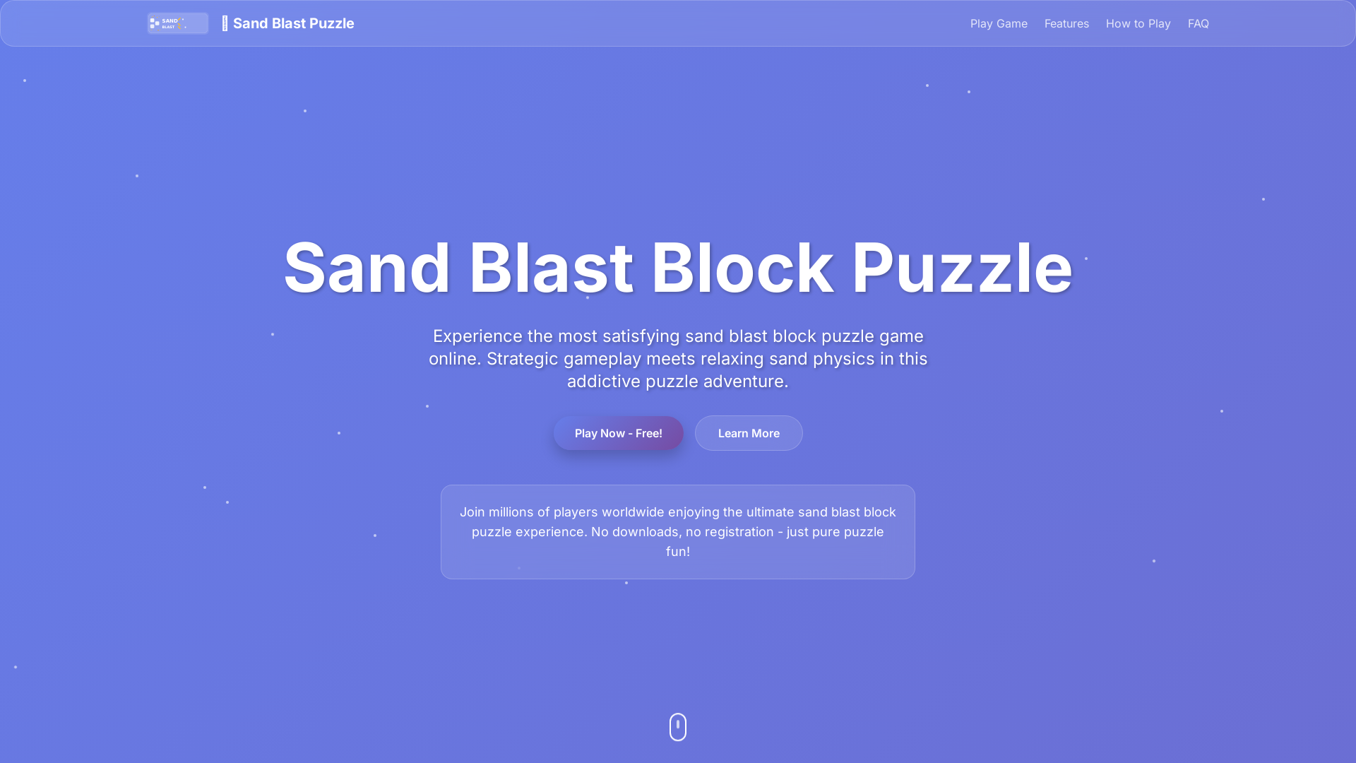 Sand Blast Block Puzzle