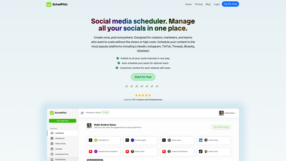 Schedpilot screenshot