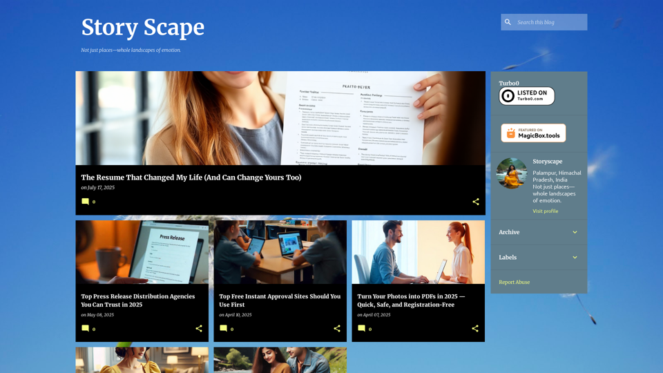 Story Scape screenshot