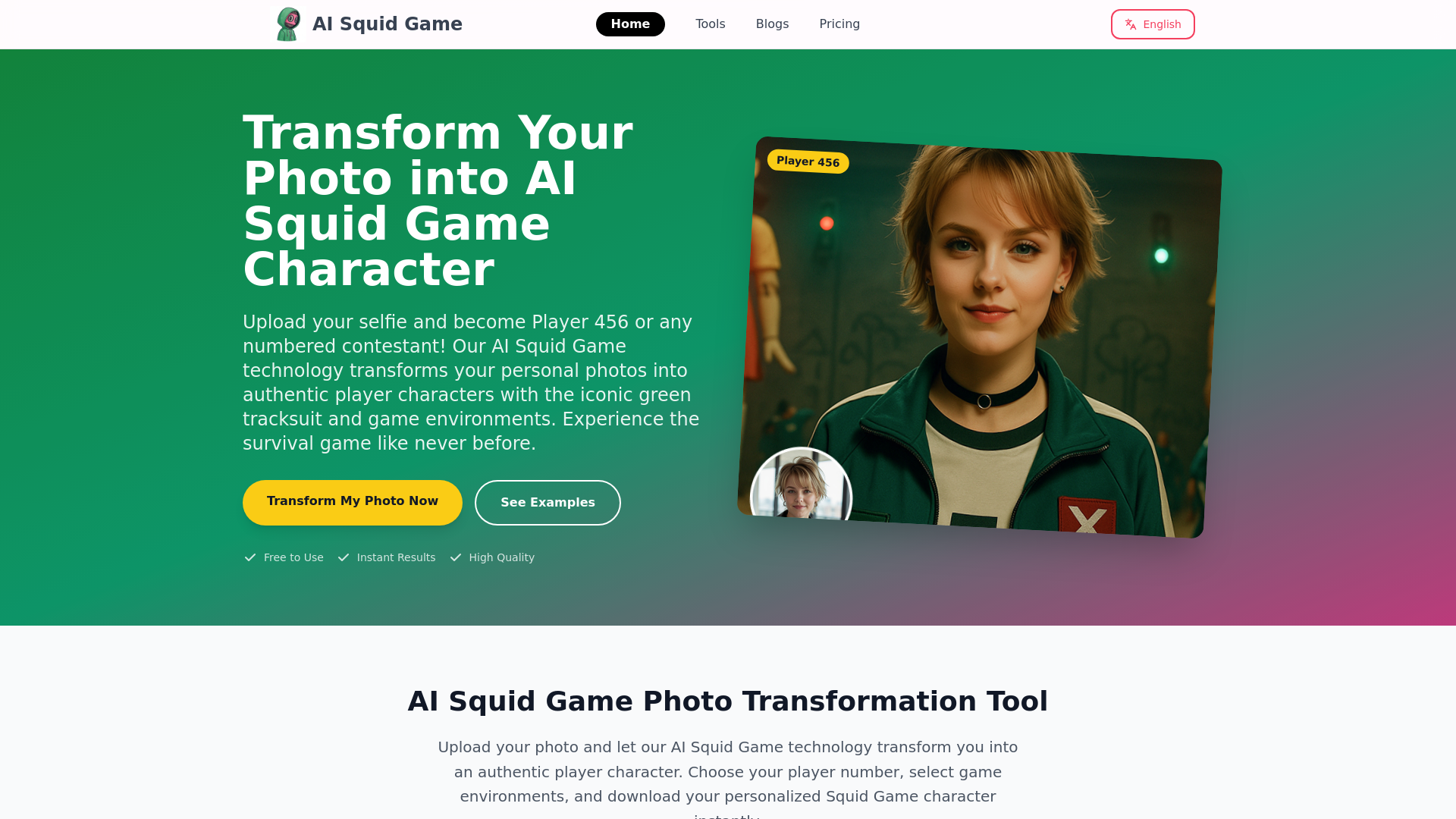 AI Squid Game