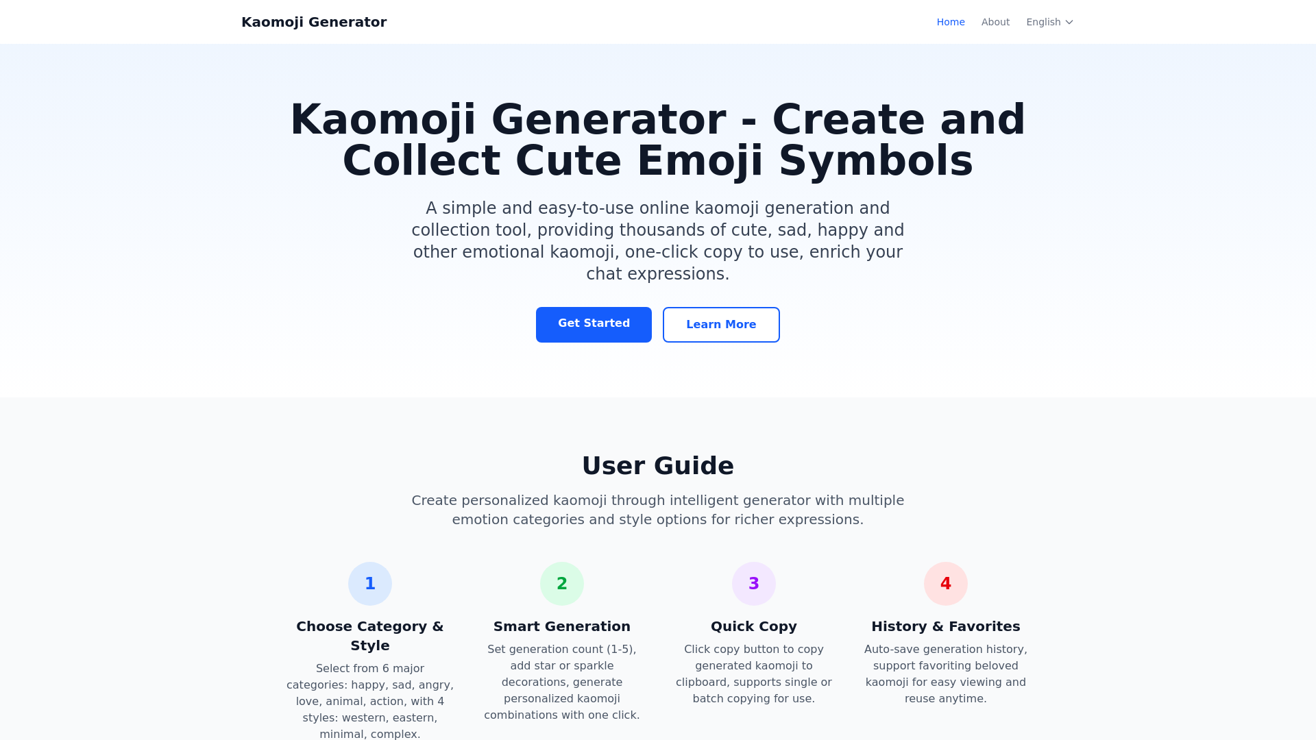 Kaomoji Generator