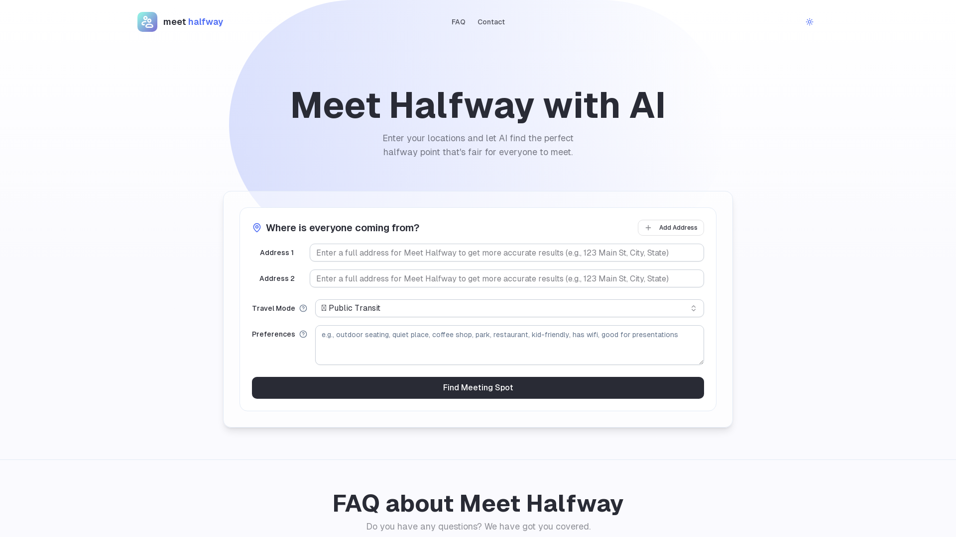 Meet Halfway