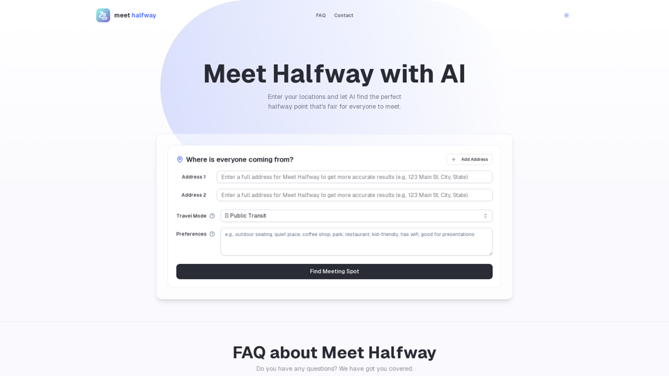 Meet Halfway screenshot