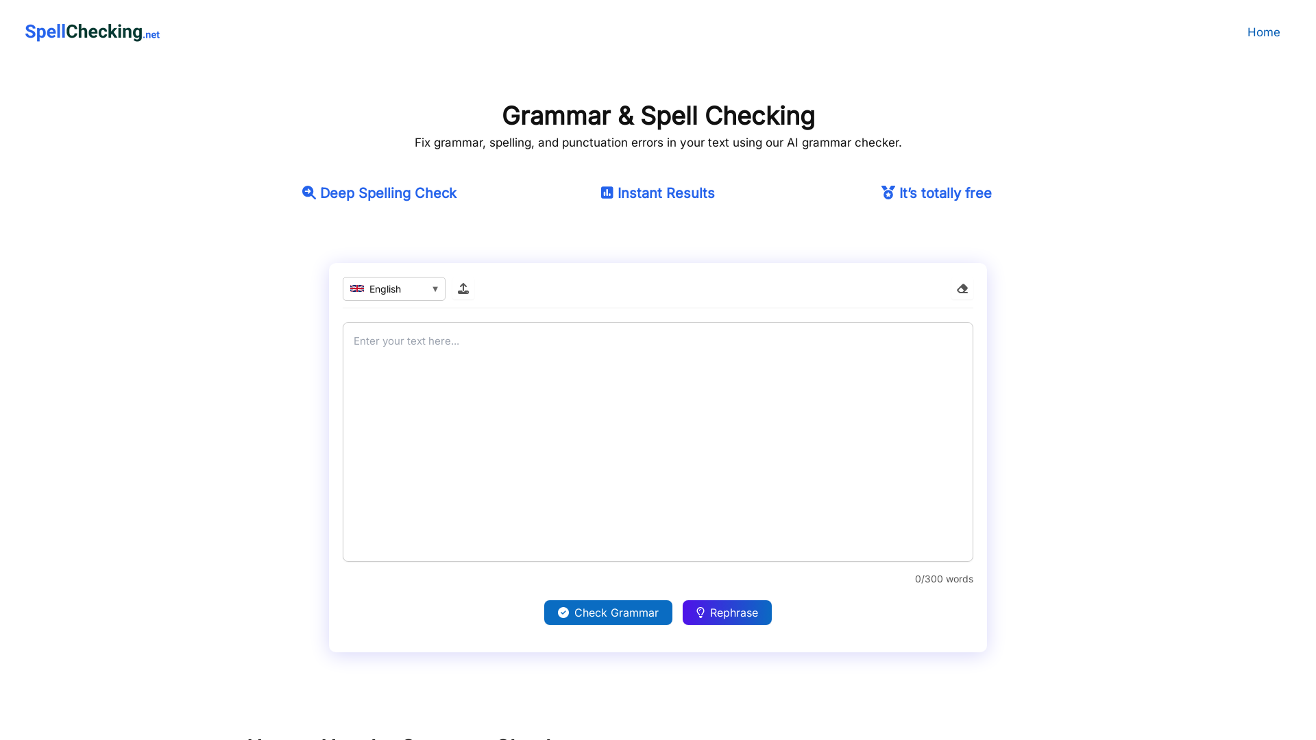 Grammar & Spell Checking for Free