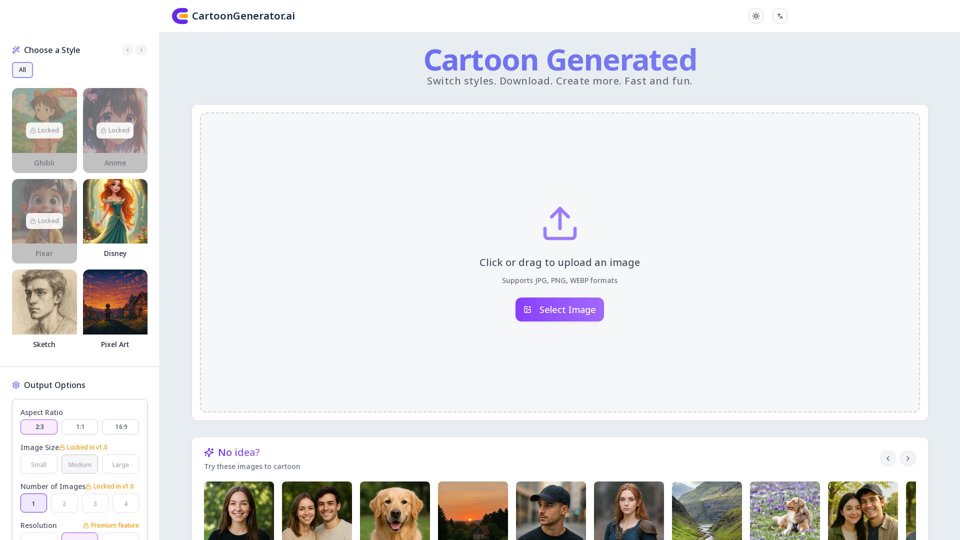 AI Cartoon Generator