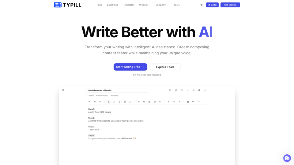 Typill screenshot