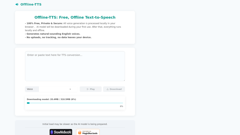 offline screenshot