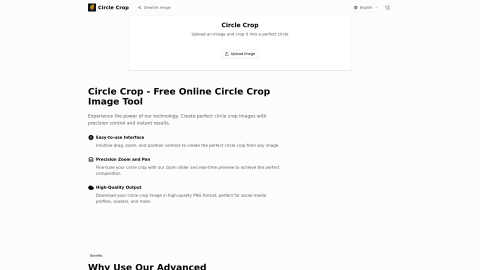 Circle Crop screenshot