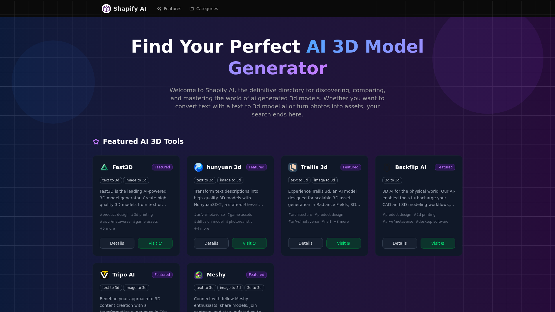 Shapify AI: The #1 AI 3D Model Generator Directory