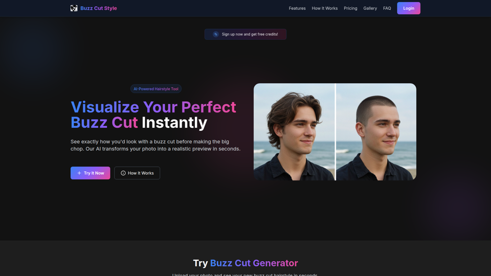 BuzzCut AI screenshot