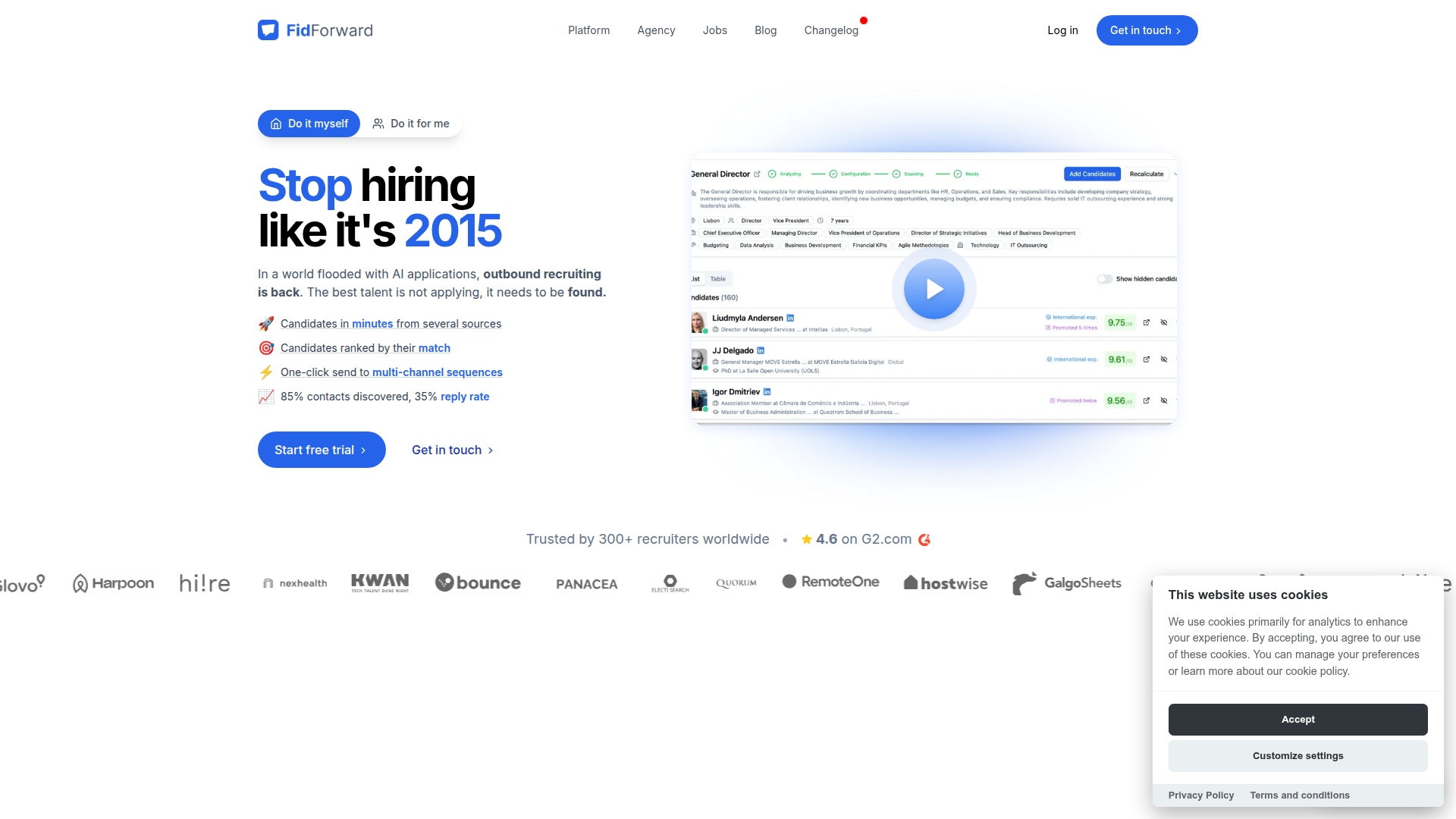 FidForward screenshot
