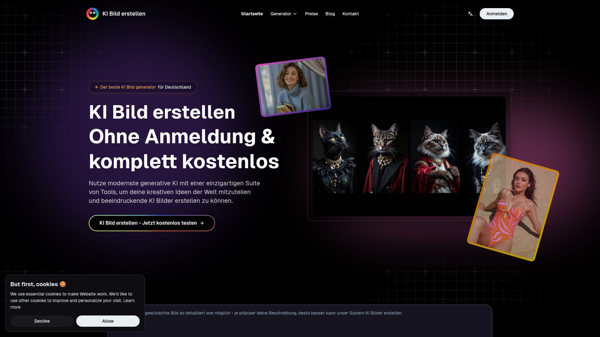KI Bild erstellen kostenlos screenshot
