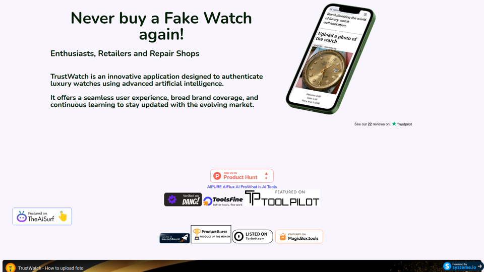TrustWatch screenshot
