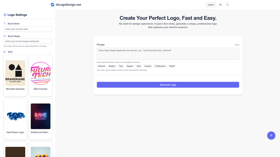 AI LOGO DESIGN Maker screenshot