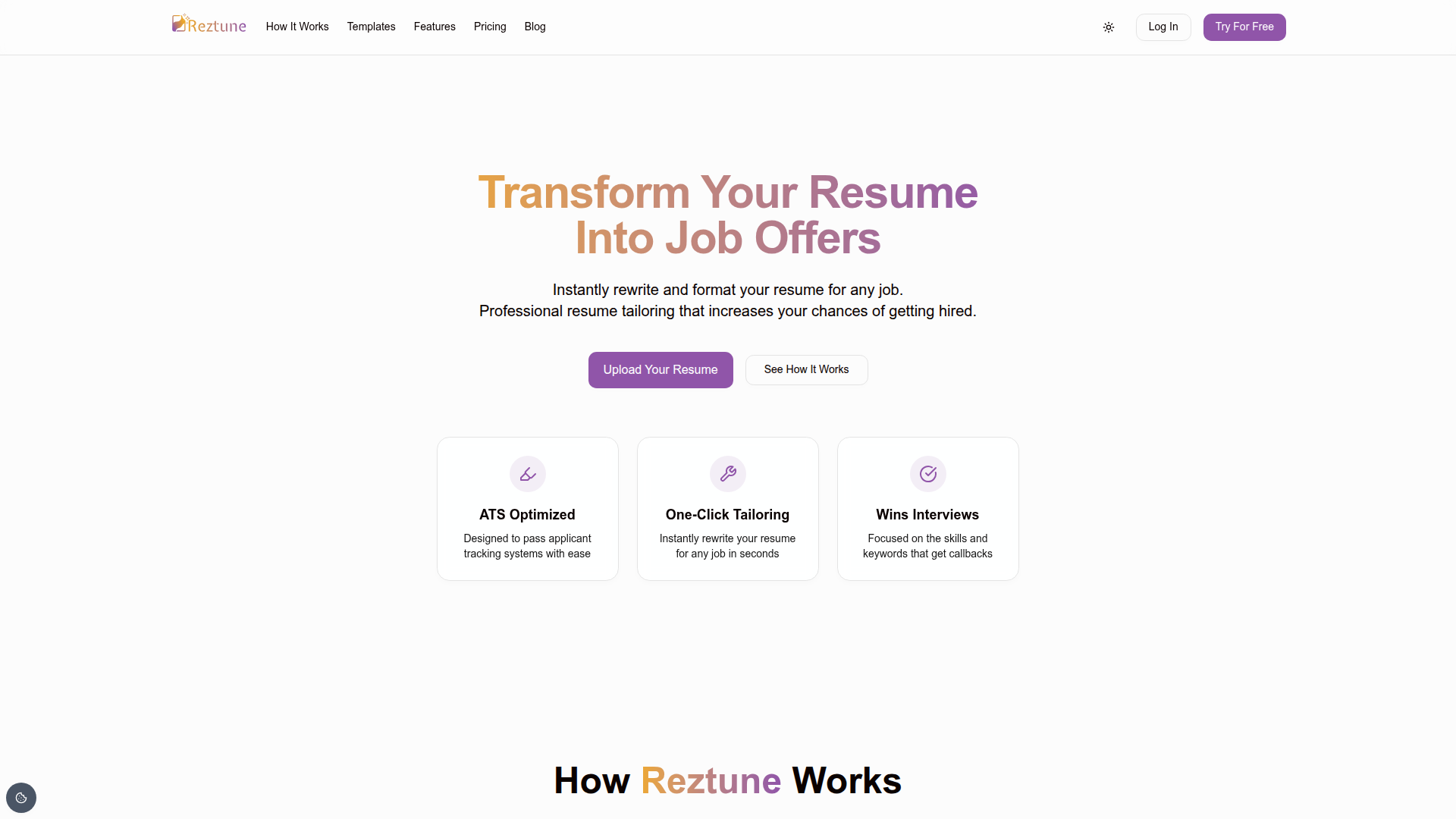 Get more interviews with AI Resume Tailoring screenshot