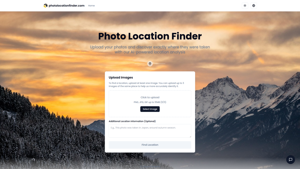 AI Photo Location Finder screenshot