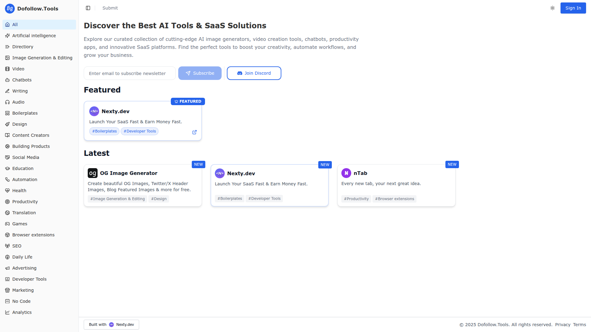 Dofollow.Tools screenshot