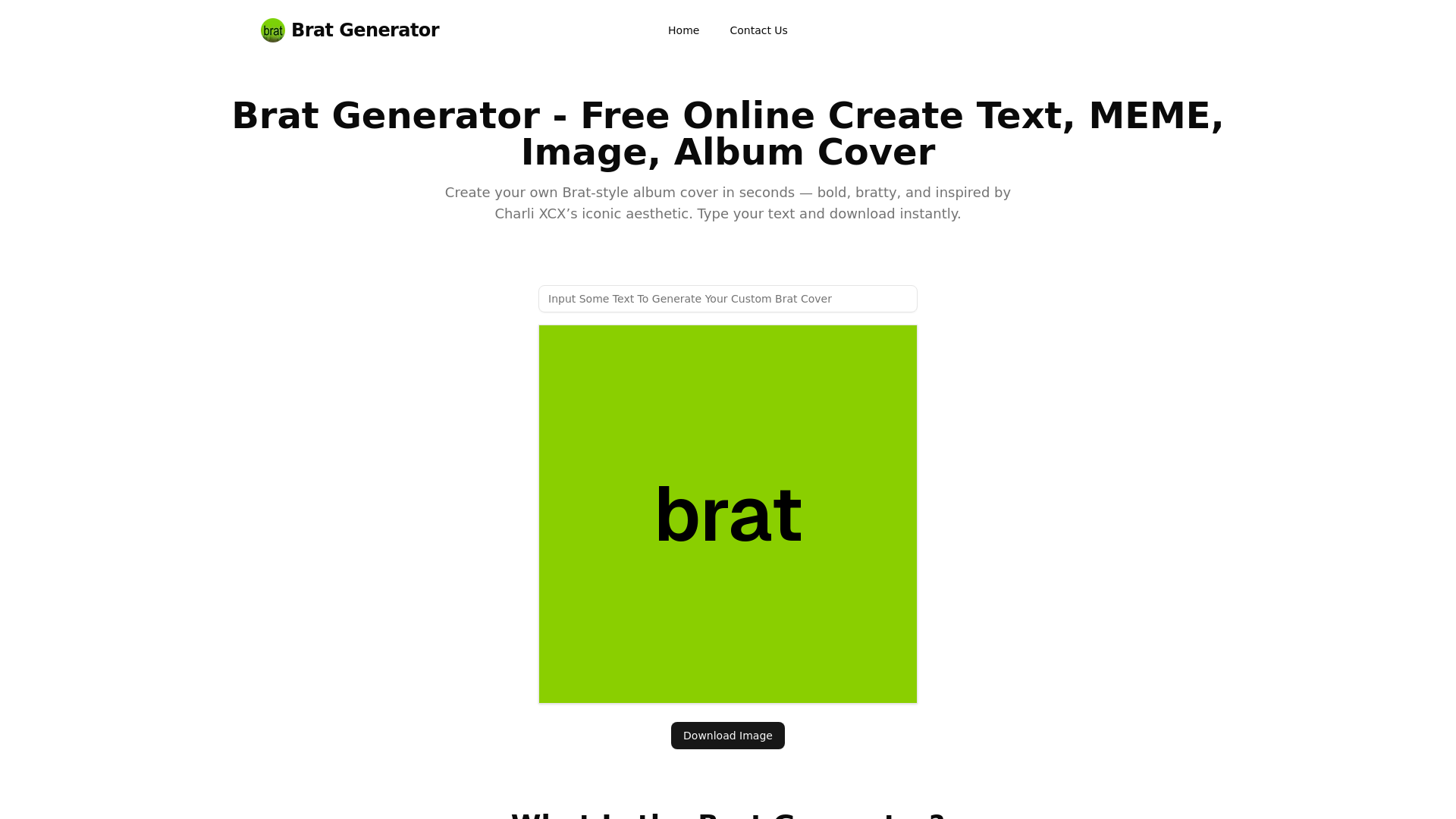 Brat Generator