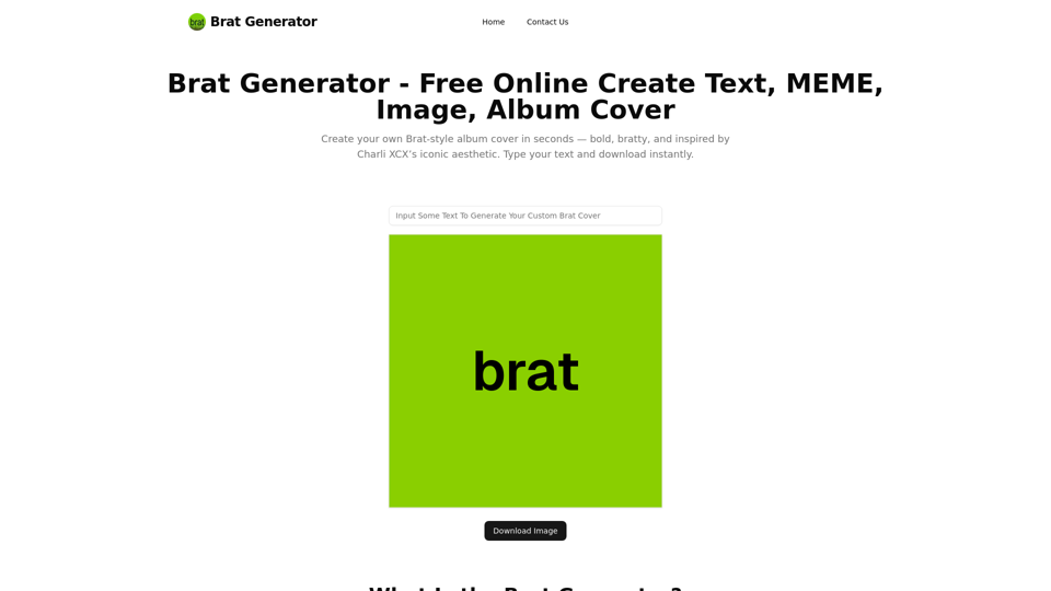 Brat Generator screenshot