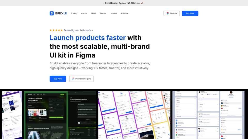 BrixUI screenshot