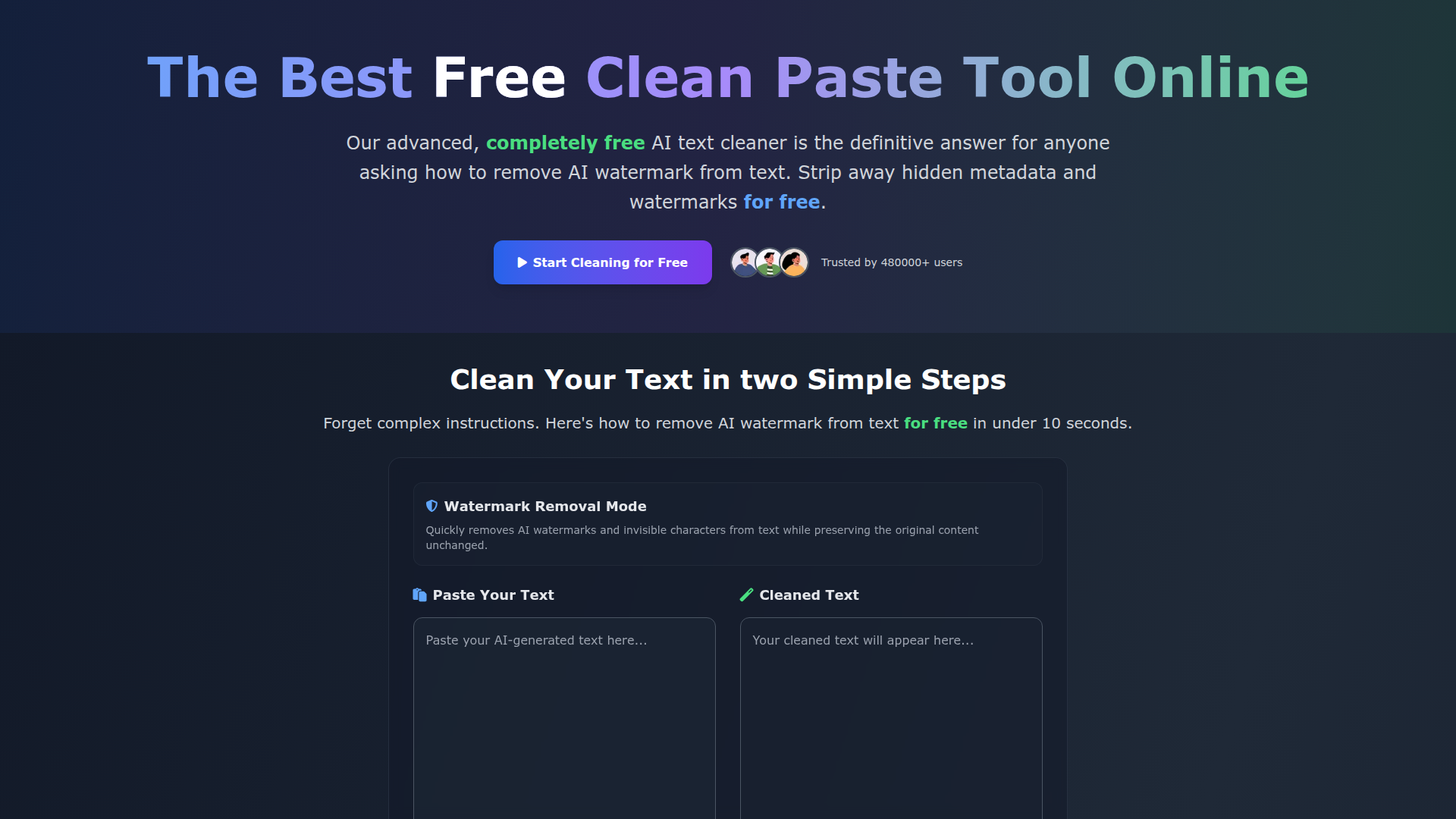 Clean Paste