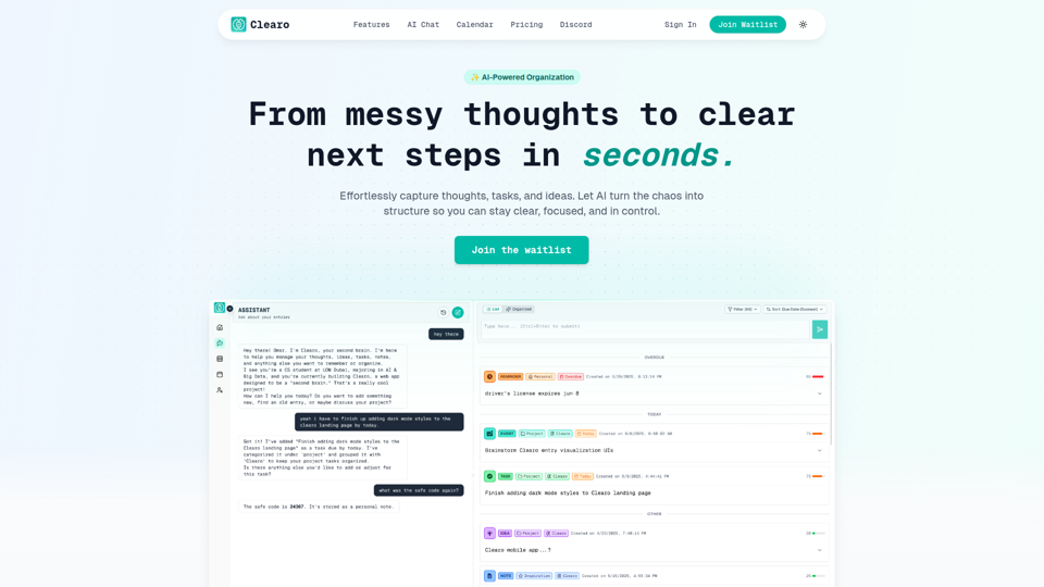 Clearo screenshot