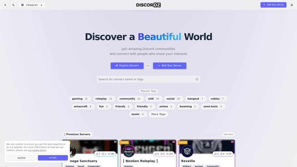 Discordz screenshot