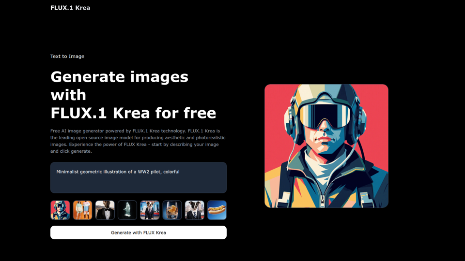 FLUX Krea screenshot